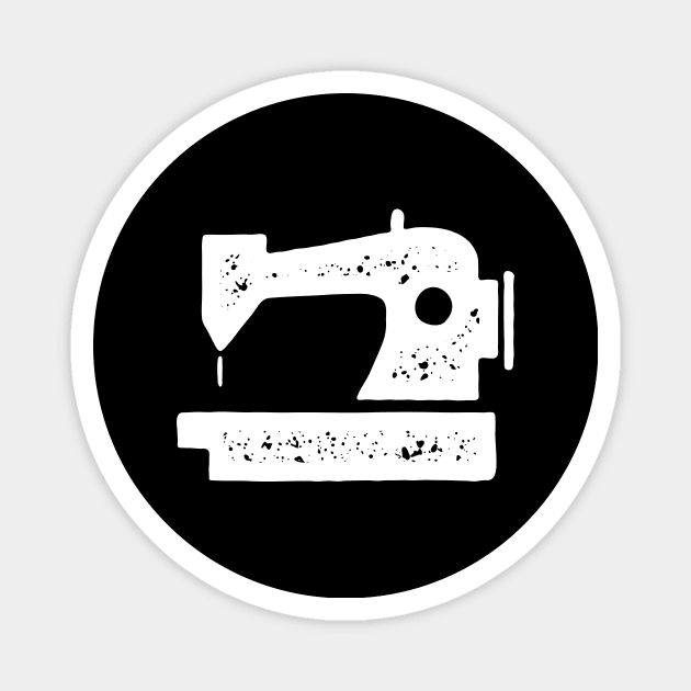 Sewing Machine Icon Magnet by tommartinart